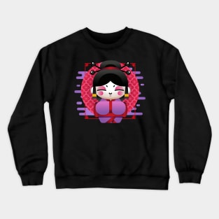 Geisha Kawaii Crewneck Sweatshirt